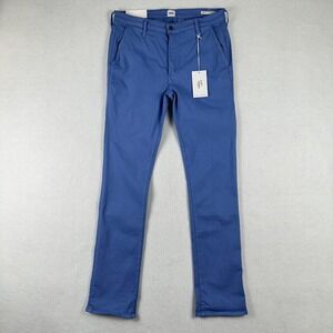 NEW Edwin 32x31 Blue Bering Sea Mason Stretch Slim Mens Chino Pants USA Preppy